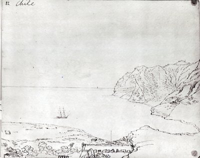 Ansicht der Küste vor Chile von Maria Callcott